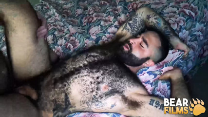 BEARFILMS Hairy Bears Russell Tyler And Atlas Grant Bareback