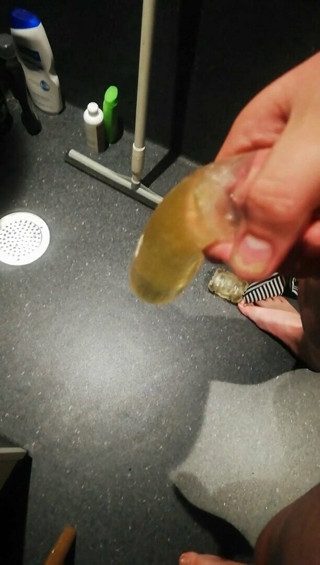 Piss in condom