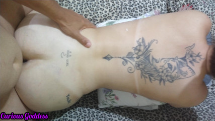 Curious Goddess – hot milf Brunette pussy licking big ass big black cock fucking