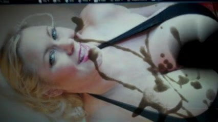 Samantha's Big Titties - Cum On Screen