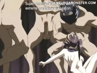 Anime bukkake whore fucked