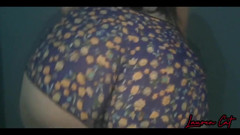 Brunette Shaking Her Hips and Taking Cum in the Mouth