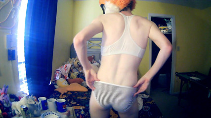 Foxie's Panty Show (Surprise at End!)