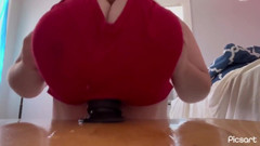 Tit Job on Dildo Comp