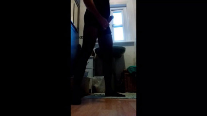 Bathroom fun slow motion