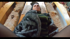 Blow-job, Fuck and Cum Playing with My Impotent Husband Friends While Wearing a Fur Coat Ep 240