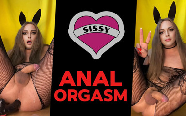 Sasha Q  Beautiful sissy Sasha Q solo masturbation anal big dildo and cums | Tranny Update | Porn videos