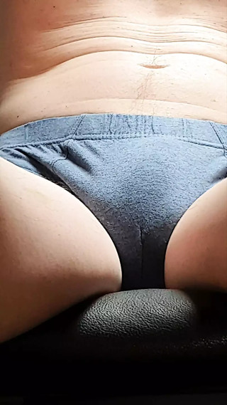 While I work, I allow you to perv at my crotch (requested).