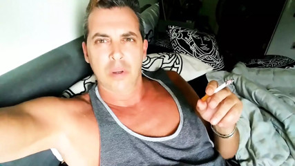 Hunk Step Dad Cory Bernstein Busted in Male Celebrity Cock Sex Tape Smoking, Fingering Ass, Cum