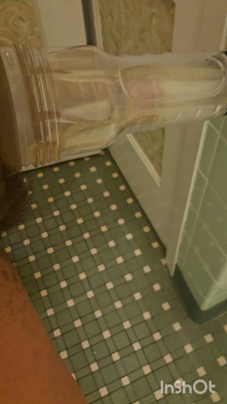 Edging and Deep Dicking a Clear Fleshlight