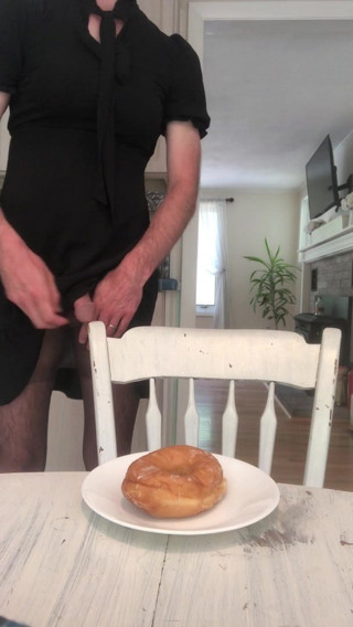 Double glazed donut