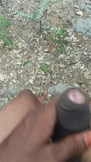 Tamil village boy flashing forest in old women