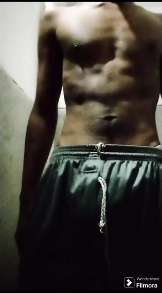 Bangladeshi sexy boy self enjoying at toilet