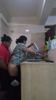 Sexy Latina Sex in the Kitchen