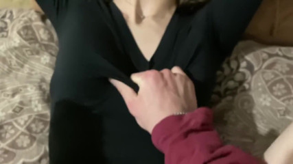Hot female student agreed to have sex in the dorm