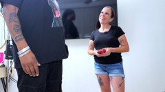 Tiny Latina Easily Takes Big Black Dick