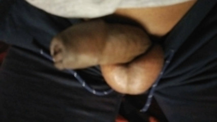 Big cum cream filled balls at your hand,Imagine what you do?