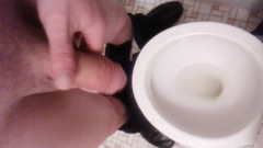 Hot Transgirl Playing with Myself as I Piss