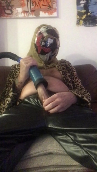 Big old huge beautiful cock being sucked by a vacuum
