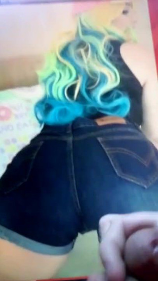 Cum Tribute - Hidori Rose Lucoa Cosplay Butt