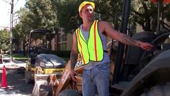 Horny blonde approached on the street towed and fucked hard