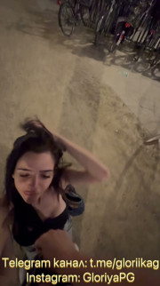 Public blowjob in the center of amsterdam