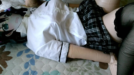 Air doll nako fuck and continuous facial cum again 2-1