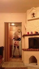 Young transvestite dance