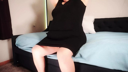 Long Black Dildo and Vibe