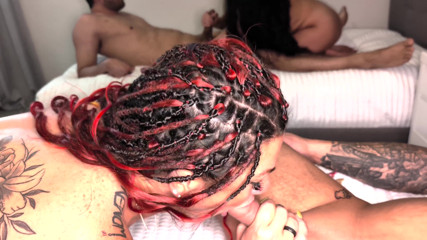 Erotic Massage Lead to a Foursome Sex Party Ended with Double Creampie