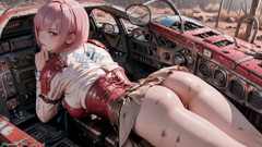 Pink-haired Mech Warrior! the Cold Beauty of the Wasteland