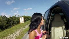 Stranded Teens - Road Head From a Stranded Latina Nadia Capri