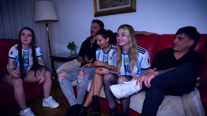 when you get together with a friend to watch the soccer game and you end up to celebrate FIT-keilabassi-when you get together with your partner