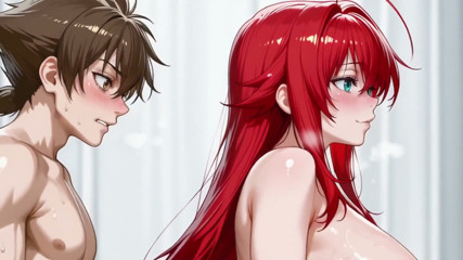 Akeno, Rias and Issei (ffm) Dxd