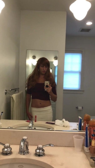 Crossdresser's First Time Dressed as Woman