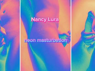 Nancy lura Neon masturbation