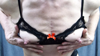 Bra Fitting Nipple Show