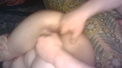 Girlfriend get pussy and ass fingered