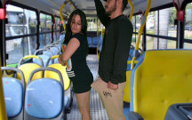 Student Humped and Fucked Inside the Bus in Bus!