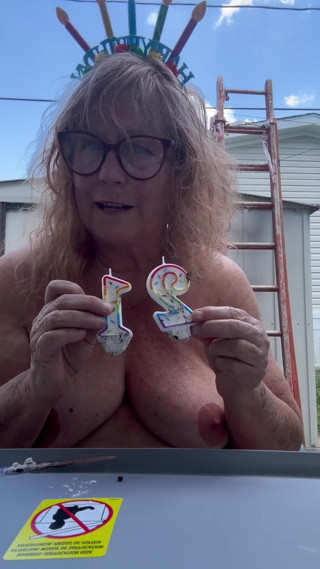 Big Titties and Birthday Cake Celebration