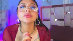 A big cock all the way down my throat