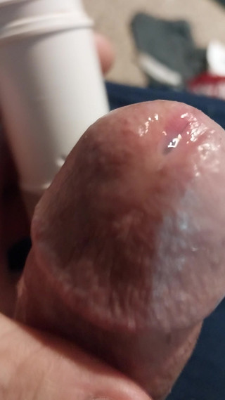 Vibrator edging full of cum makes orgasim the whole time