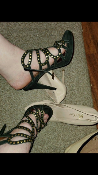 Fun with net friends wife's shoes