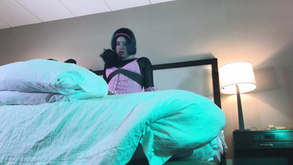 TS in Chastity Fucked Cowgirl Raw thumbnail