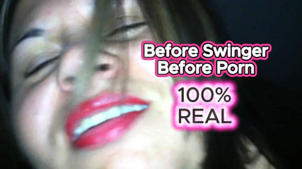 Intimate swinger couple love: heavy-set husband and big-booty MILF