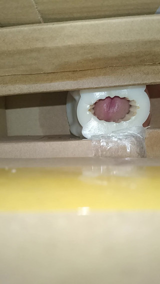 Cum inside homemade silicone pussy 5