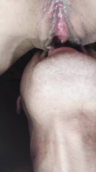 Teen Shaved Pussy Licked Very Close up Very Wet Pussy