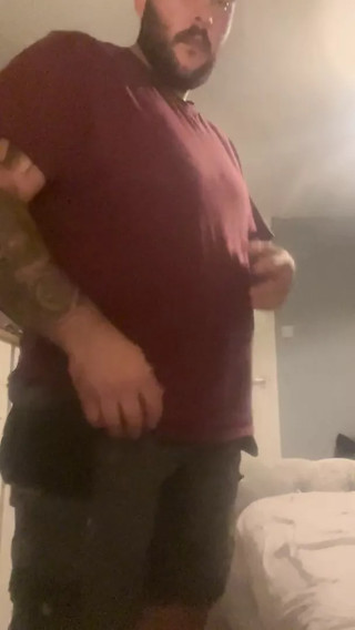 Hidden cock and ball bondage with nipple clamps and butt plug and hidden cross dress 1 of 3 filmed at 21.23 preparation 