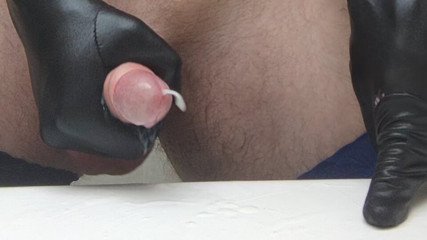 Last drops of cum at end of multiple orgasm session thumbnail
