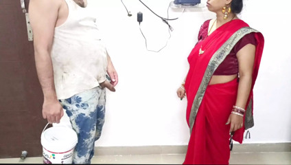 Indian XXX Housewife Fucked By Painter When Nobody at Home